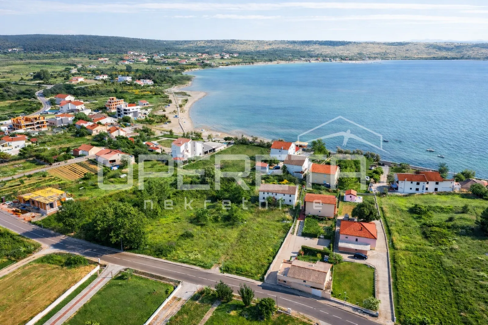 Građevinsko zemljište, 100 m do mora, 1.600 m2, Ljubač, Zadar - cover