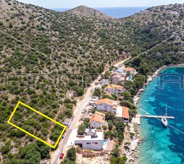 Zemljište sa otvorenim pogledom na more, Lastovo - Skrivena Luka