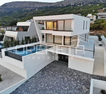 Podstrana, okolica Splita, Ekskluzivna privatna 4BDR villa s pogledom na more o - Podstrana - Miljevac, Podstrana