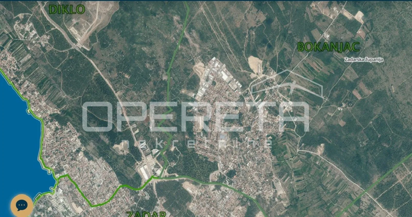 Građevinsko zemljište – više mogućnosti gradnje, 3.180 m2, Bokanjac, Zadar - cover