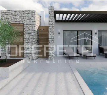 Vižinada – okolica, građevinsko zemljište 750 m² s projektom - cover