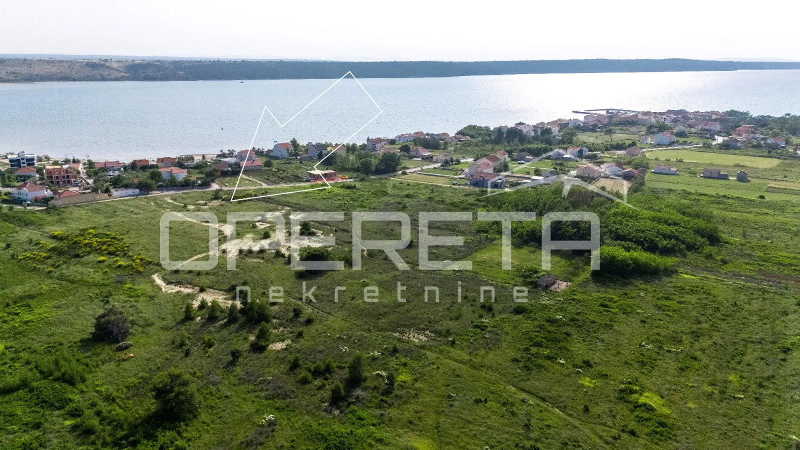 Građevinsko zemljište, 200 m do mora, 2.800 m2, Ljubač, Zadar - cover