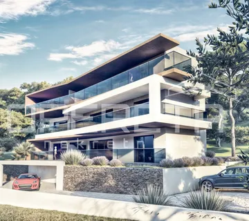 Novogradnja 30 m od mora s pogledom –  Rogoznica, 91 m2, 3sb - cover