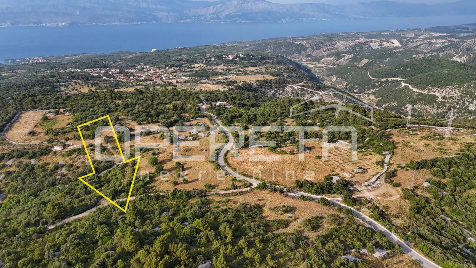 Prostrano poljoprivredno zemljište, 14.027 m2 s pogledom i uz pristupni put, Škr - cover