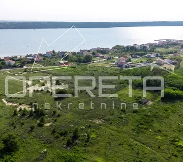 Građevinsko zemljište, 200 m do mora, 500 m2, Ljubač, Zadar