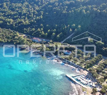 Građevinsko zemljište, 531m2,s pogledom na more, otok Korčula - Smokvica