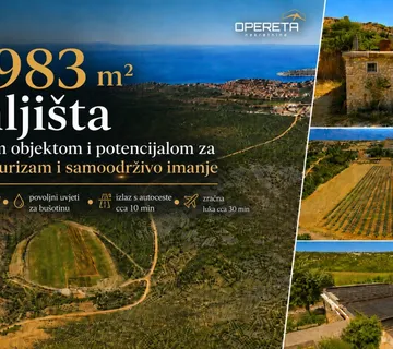 Jasenice, zemljište s pravom građenja, kućicom i velikim potencijalom za razvoj