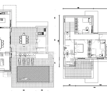 Zemljište sa građevinskom dozvolom za vilu s bazenom, 700 m2 , LUN, otok Pag - Lun, Novalja