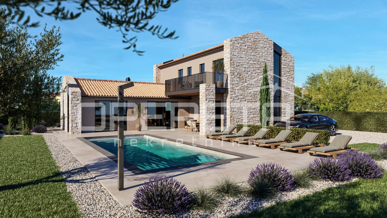 ISTRA, KANFANAR - Moderna kuća s bazenom i otvorenim pogledom na Limski kanal - cover