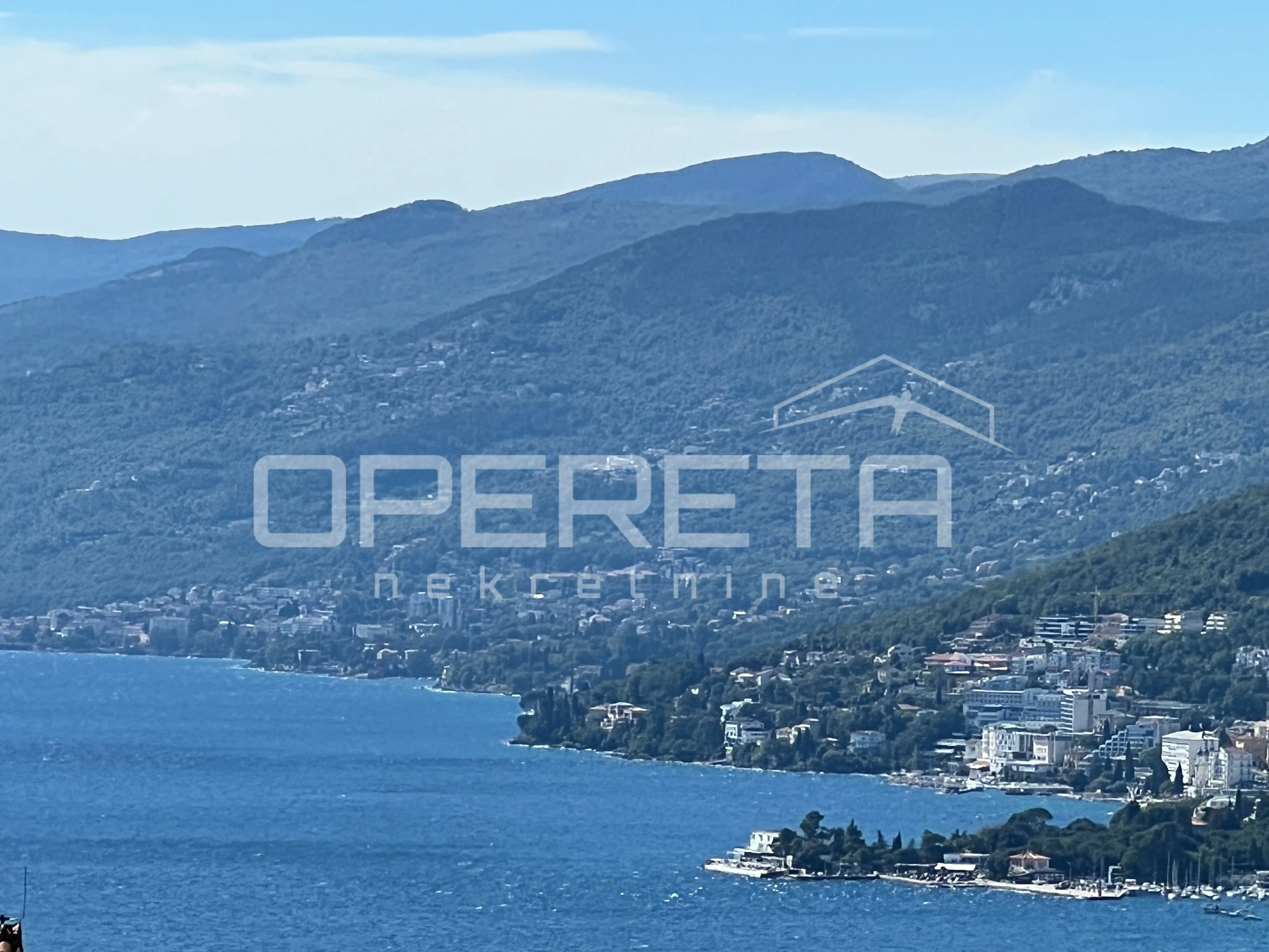 Zemljište u građevinskoj zoni s panoramskim pogledom na Kvarner - cover