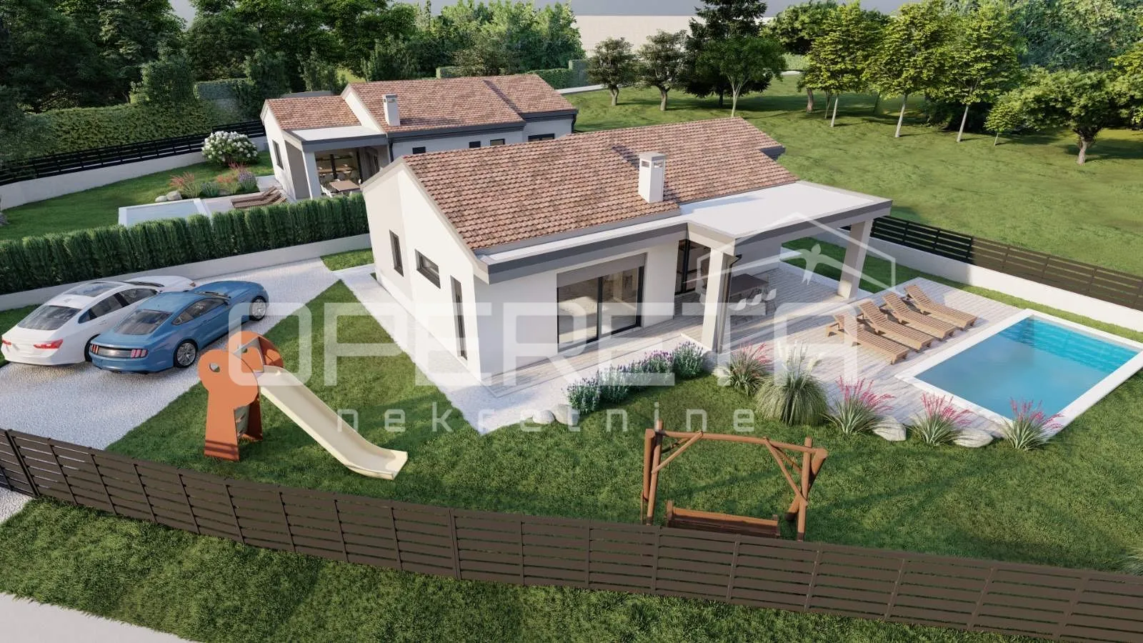Istra, Svetvinčenat, prizemnica sa bazenom ROH BAU - cover
