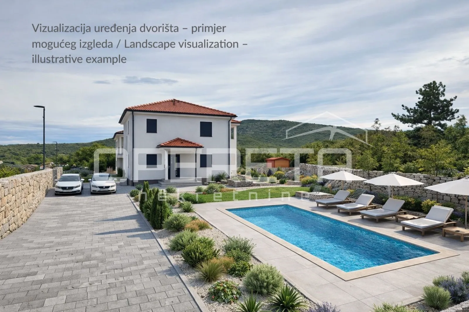 Energetski efikasna kuća uz more u Vrbniku, 139 m2, otok Krk - cover
