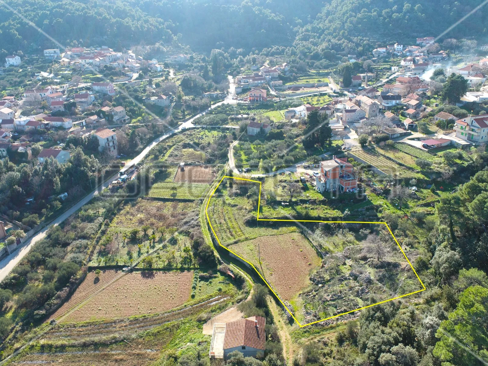 Građevinsko zemljište 3112 m2, Dol, otok Hvar - cover