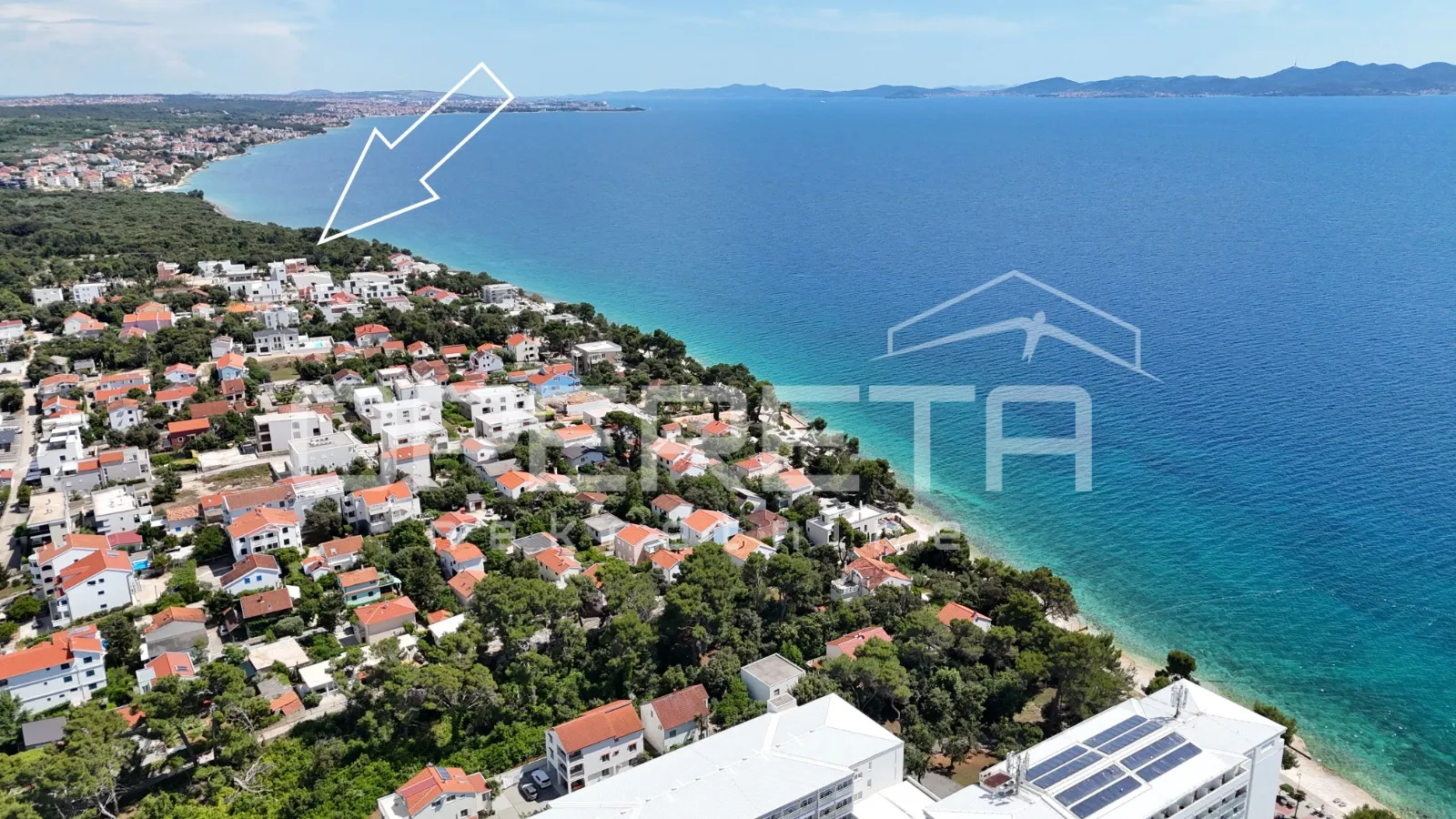 Zemljište 658 m2, Petrčane Zadar, treći red do mora i plaže - više mogućnosti gr - cover