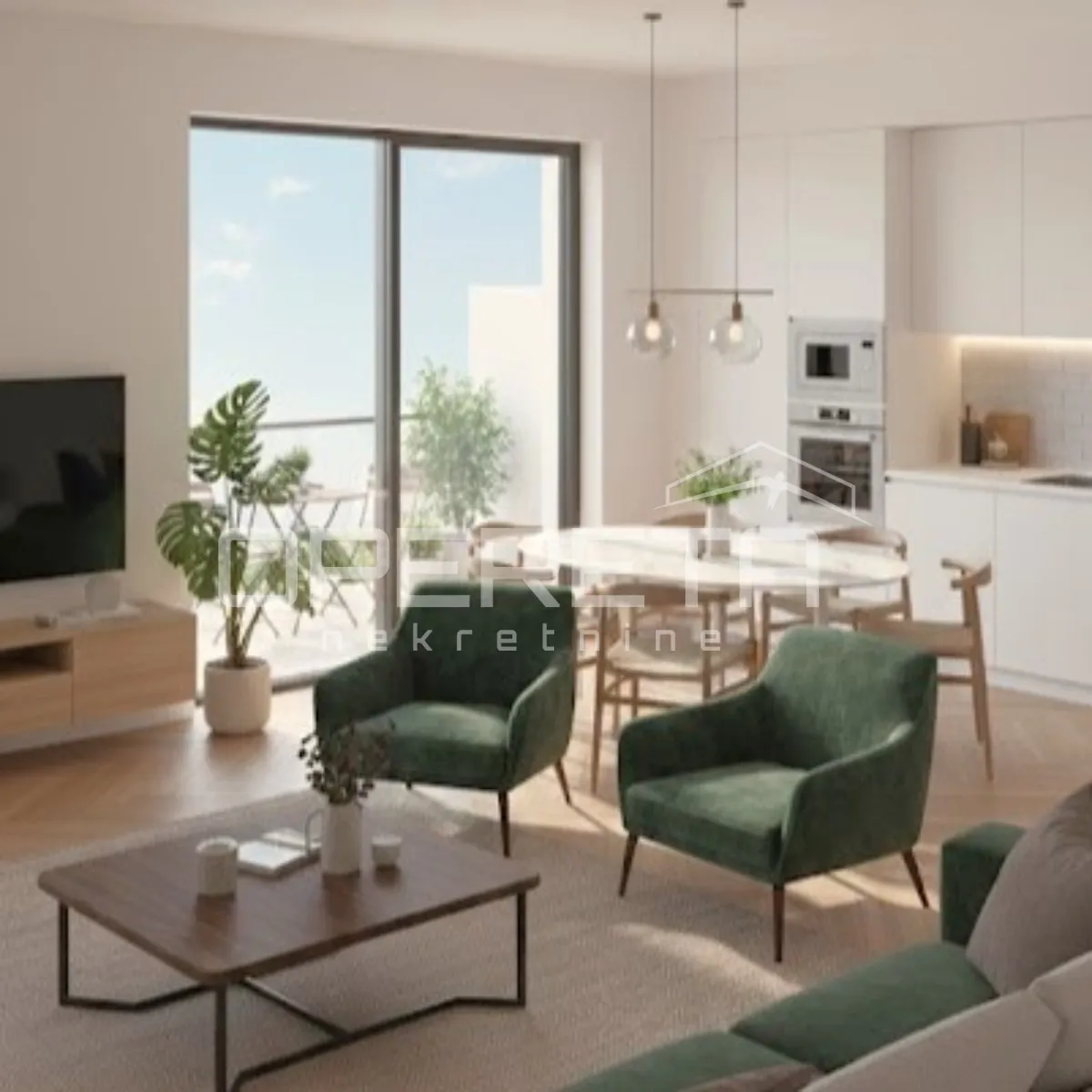 Novogradnja Makarska – Trosobni stan 119,73 m² s terasom 38 m² i pogledom na mor - cover