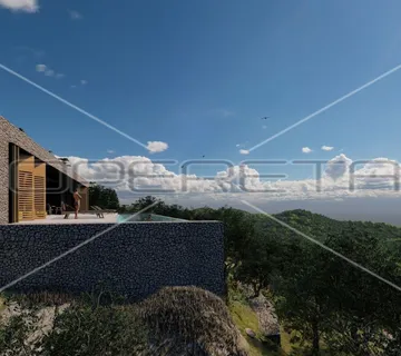 Jedinstveno zemljište s projektom luksuzne vile na otoku Korčuli - cover