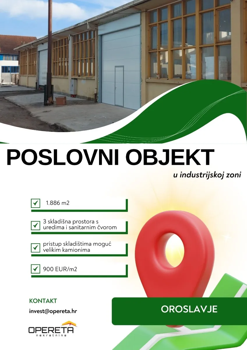 Prodaja, Poslovna zgrada, Oroslavje, Milana Prpića, 1886m2 - cover
