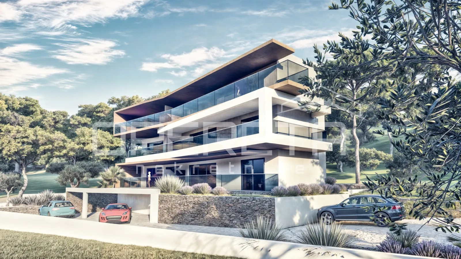 Novogradnja 30 m od mora s pogledom –  Rogoznica, 67 m2, 2sb - cover
