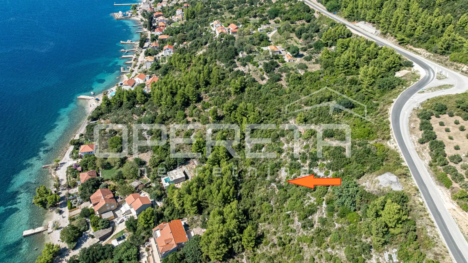 Kučište – investicija u zemljište s pogledom na more - cover