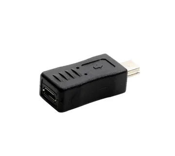 Optimus Adapter (Micro USB muški na Mini USB ženski, crni) - cover