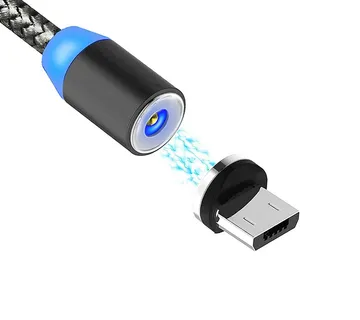 Optimus Magnetni data kabel (1m, Micro USB na USB-A, crni) - cover
