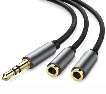 G&amp;BL Audio Razdjelnik (Spliter) (0.2m, 3.5mm Muški na 2x 3.5mm Ženski, crni) - cover