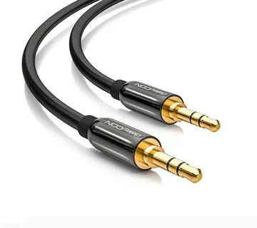 Optimus Audio kabel (0.5m, 3.5mm Muški na Muški, crni) - cover