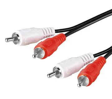 G&amp;BL Audio kabel (1.5m, 2x RCA na 2x RCA Muški, crni) - cover