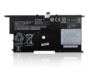 Baterija za Lenovo ThinkPad X1 Carbon G3 (00HW002) 15.2V 3425mAh 52Wh Li-ion - cover