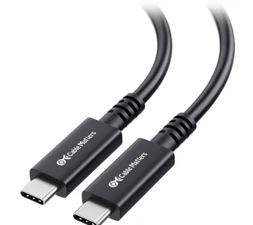 Optimus USB C data kabel (0.6m, USB4 na USB4, crni) - cover