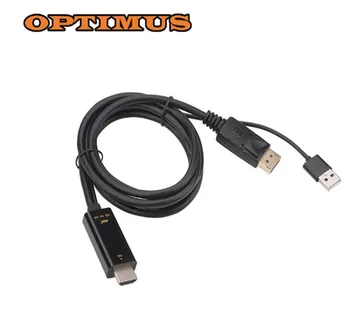 Optimus Konverter kabel (1.8m, HDMI Muški na DisplayPort Muški, crni) - cover