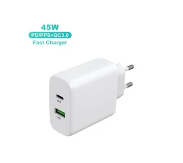 Optimus 45W PD &amp; QC 3.0 brzi punjač za laptop i tablete (USB-C + USB-A) - cover