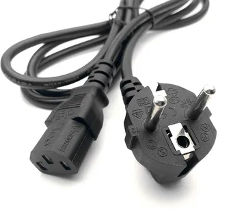Optimus AC strujni kabel - EU (Šuko) na C13, 5 m, crni - cover