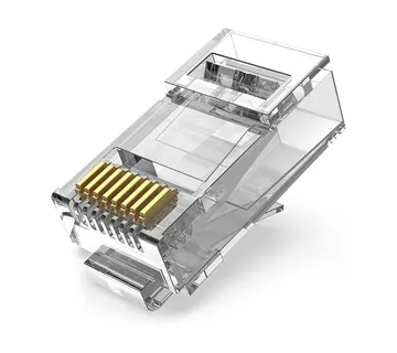 Vention Modularni Konektor (10 kom.) (Cat6a UTP RJ45, prozirni) - cover