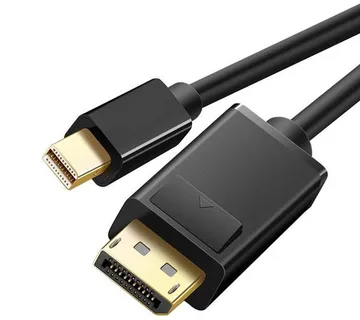 Optimus DisplayPort kabel (1.5m, Mini DP na DP Muški, crni) - cover
