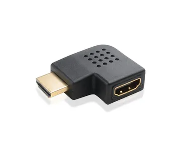 Optimus Adapter (HDMI Muški na Ženski, 90° kutni ravni, crni) - cover