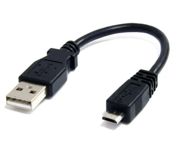 Optimus USB kabel (0.3m, Micro USB na USB-A, crni) - cover