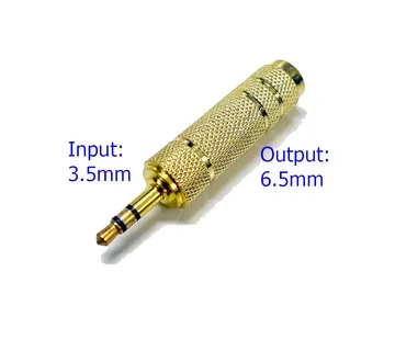 Optimus Audio Adapter (3.5mm muški na 6.3mm ženski, crni) - cover
