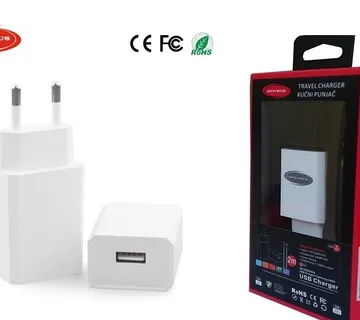Optimus 10W punjač za mobitele i tablete (5V/2A, USB-A, bijeli) - cover