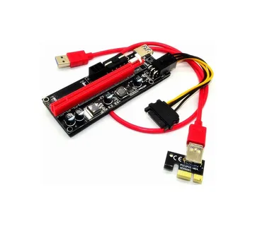 PCIe Riser Adapter - Verzija 009S (USB 3.0, SATA/MOLEX/6-Pin Napajanje) - cover