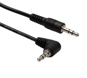 Optimus Audio kabel (1.5m, 3.5mm Muški na Muški (L-tip), crni) - cover