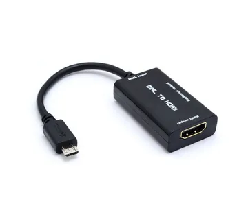 Optimus Konverter Adapter (0.15m, Micro USB na HDMI (MHL), crni) - cover