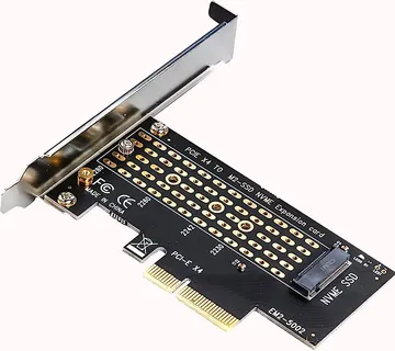 M.2 SSD adapter (NGFF &amp; NVMe na PCIe x4) - cover