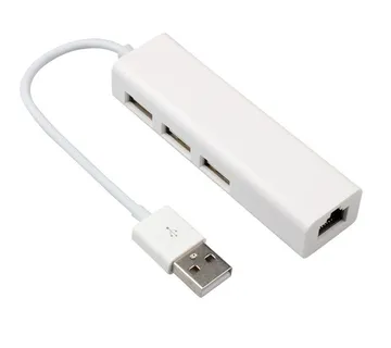 Optimus USB 2.0 Hub adapter (3x USB 2.0, LAN RJ45) - cover