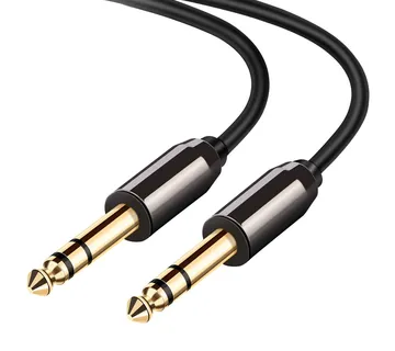 Optimus Audio kabel (3m, 6.3mm Stereo Muški na Muški, crni) - cover