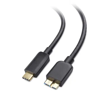 Optimus USB data kabel (1.5m, Micro USB 3.0 na USB-C, crni) - cover