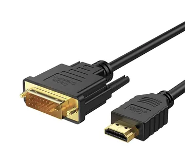 Optimus DVI Konverter kabel (1m, DVI-D (24+1) Muški na HDMI Muški, crni) - cover