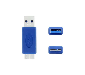 Optimus Adapter (USB 3.0 muški na Micro USB 3.0 muški, plavi) - cover