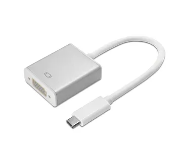 Optimus Konverter Adapter (0.25m, USB-C na VGA, srebrni) - cover