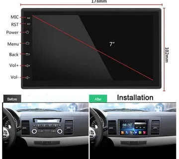 UNIVERSAL MULTIMEDIA | 7" | ANDROID 12 | 2GB | 2DIN | TS18 - cover